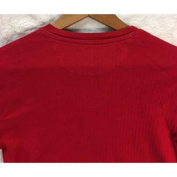 Land's End Long Sleeve Shirt Men's Small Red Casual Buttons - Picture 11 of 11